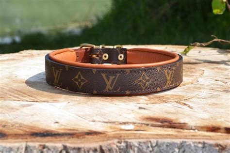 faux louis vuitton dog collar|small dog lv dupe collar.